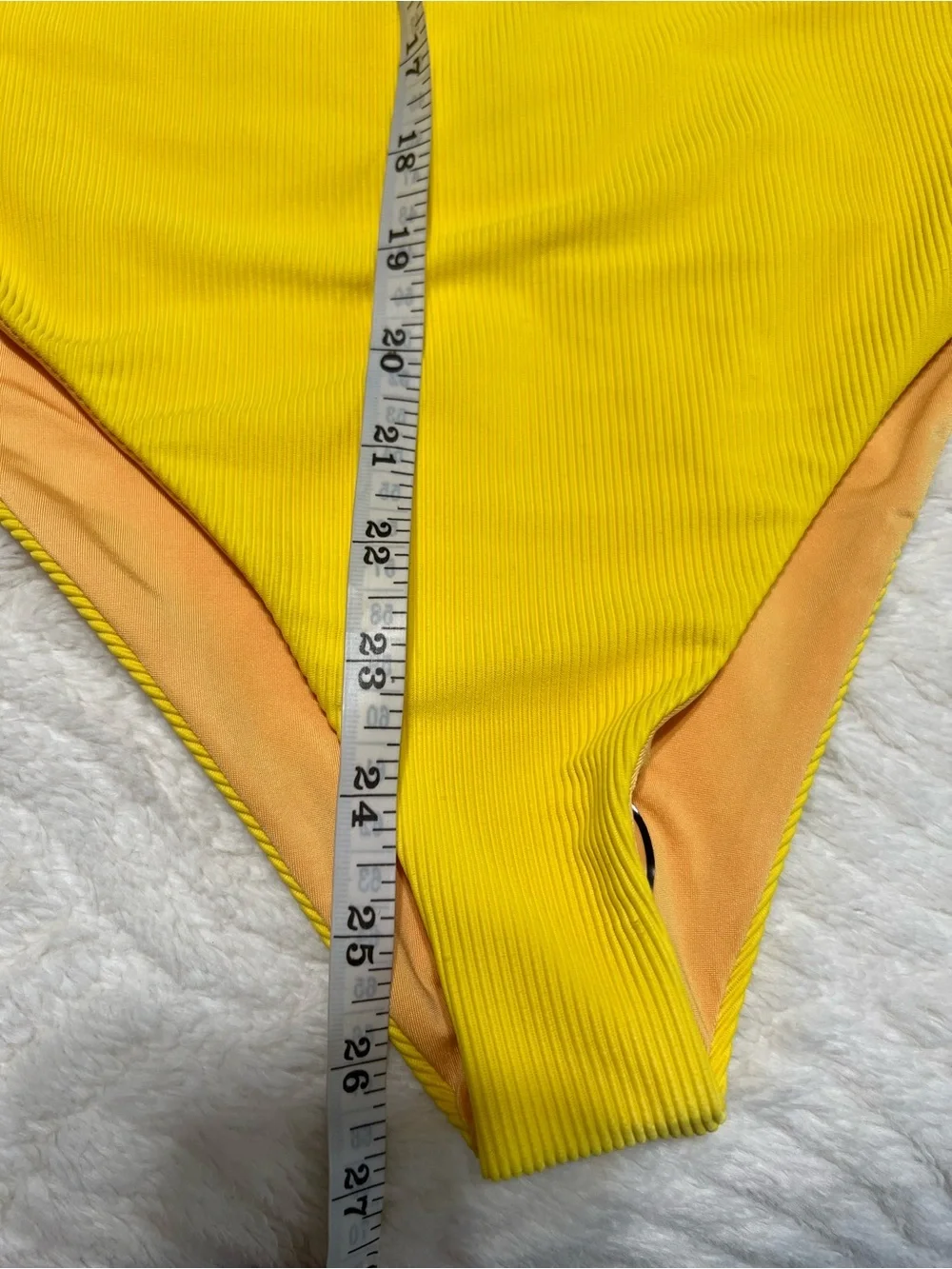 Beach Riot x Free People Celine One Piece Swimsuit Lemon Yellow Cutout M NWT